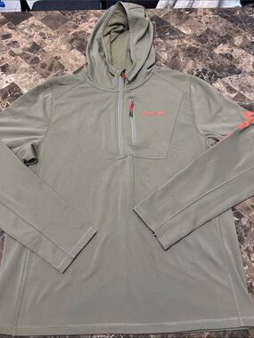 NWT 🆕 Can-am Men's Lightweight Performance Hooded Half-Zip Pullover size L
